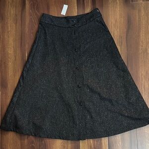 Talbots  A-Line Midi Skirt Size 6